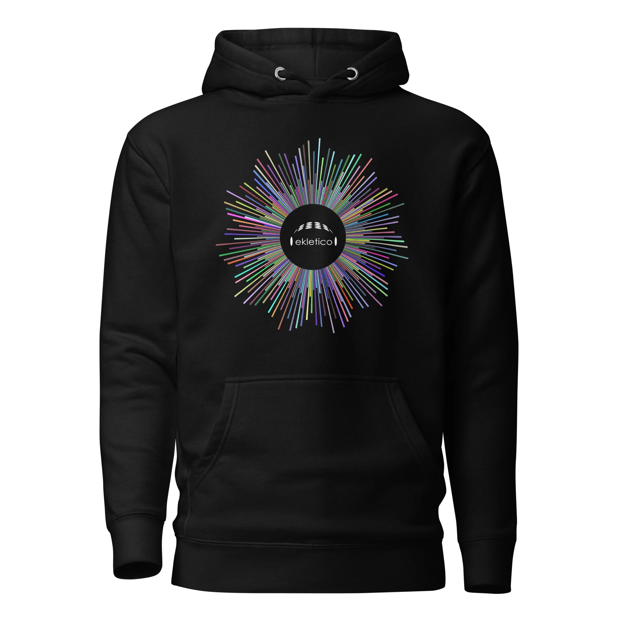 Color Rays Ekletico - Unisex Hoodie - Image 4