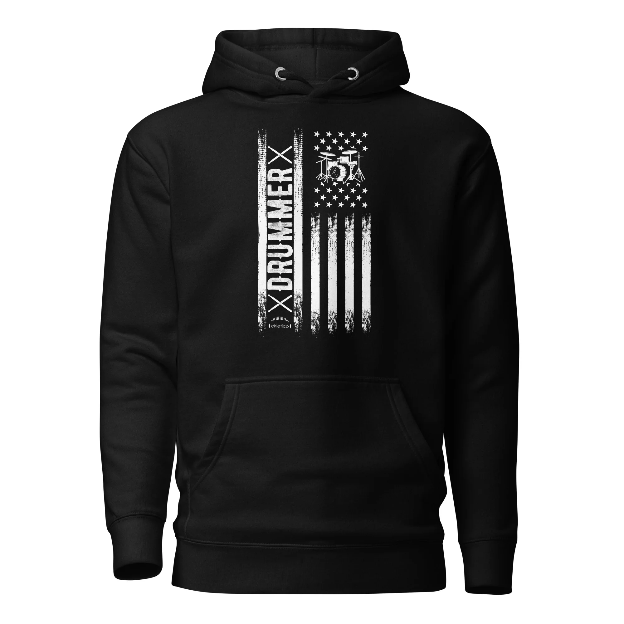 Drummer Ekletico - Unisex Hoodie - Image 3