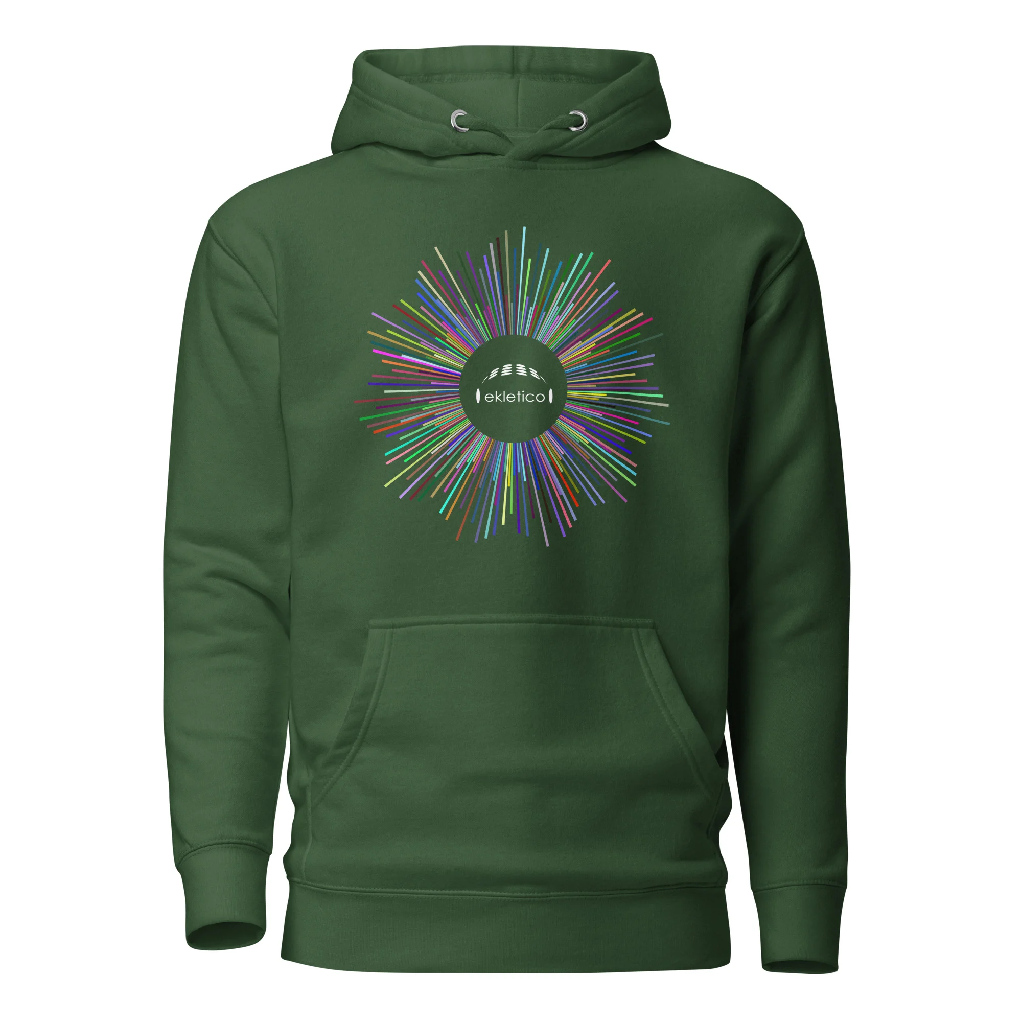 Color Rays Ekletico - Unisex Hoodie - Image 9