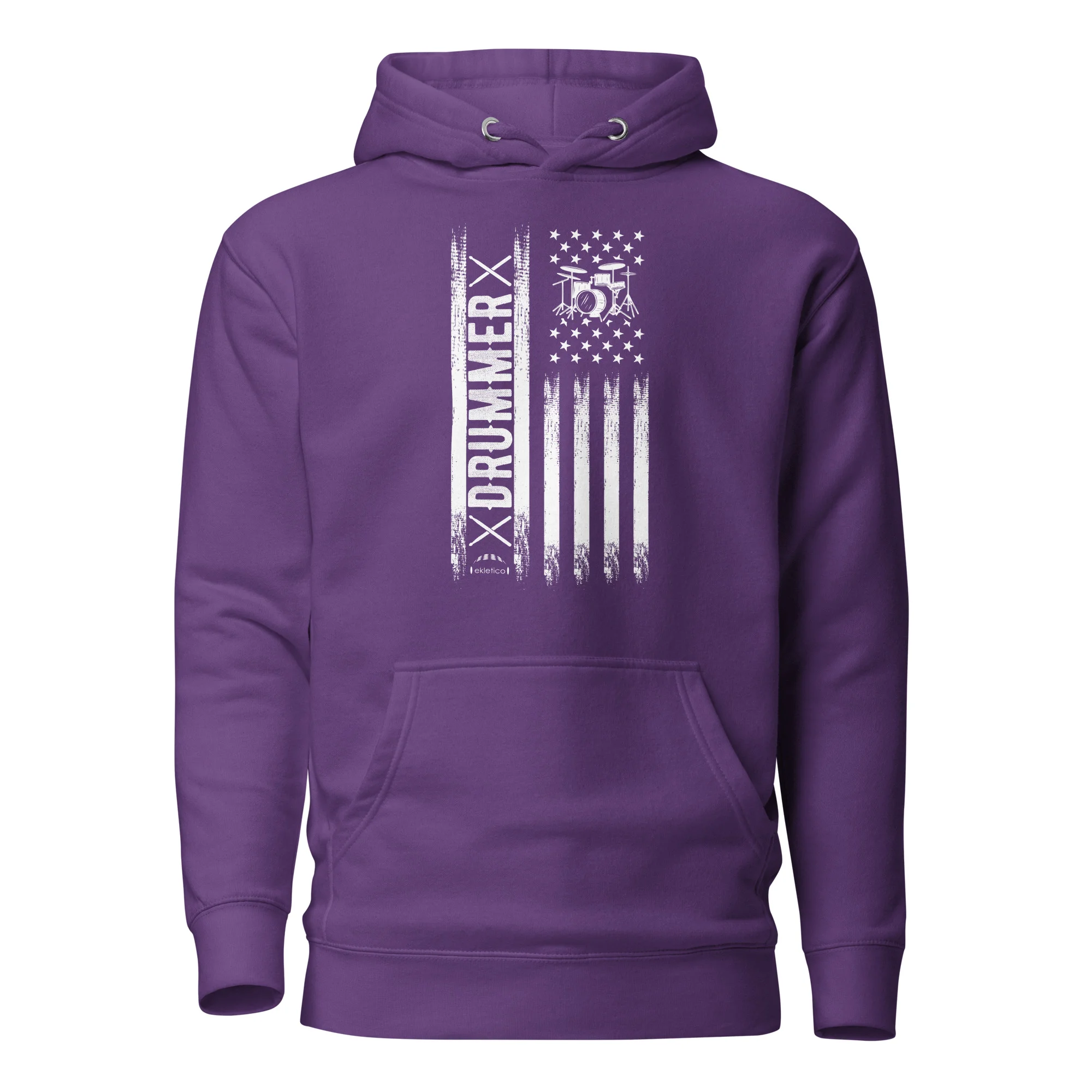 Drummer Ekletico - Unisex Hoodie - Image 5
