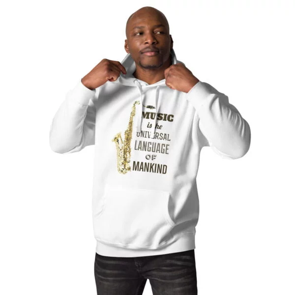 Saxophone Mankind - Unisex Hoodie - Image 4