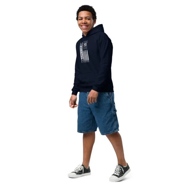 Drummer - Youth heavy blend hoodie - Image 8