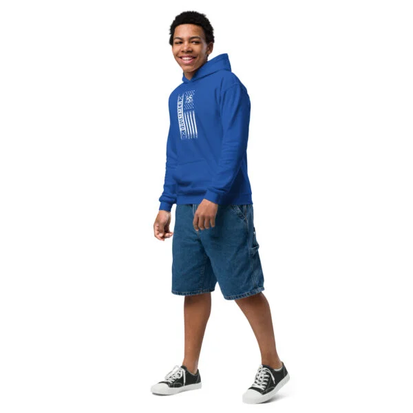 Drummer - Youth heavy blend hoodie - Image 11