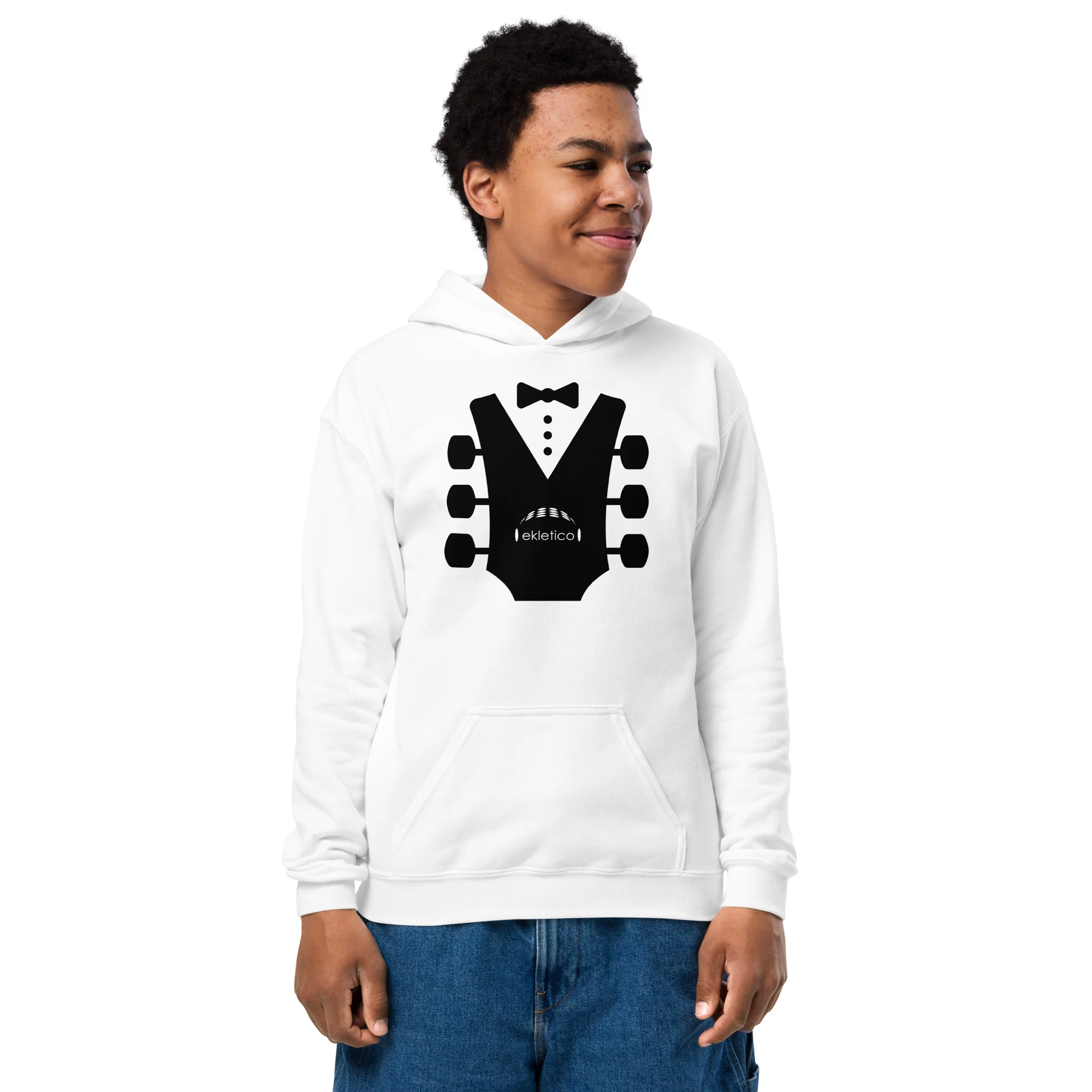 Music Tux - Youth heavy blend hoodie