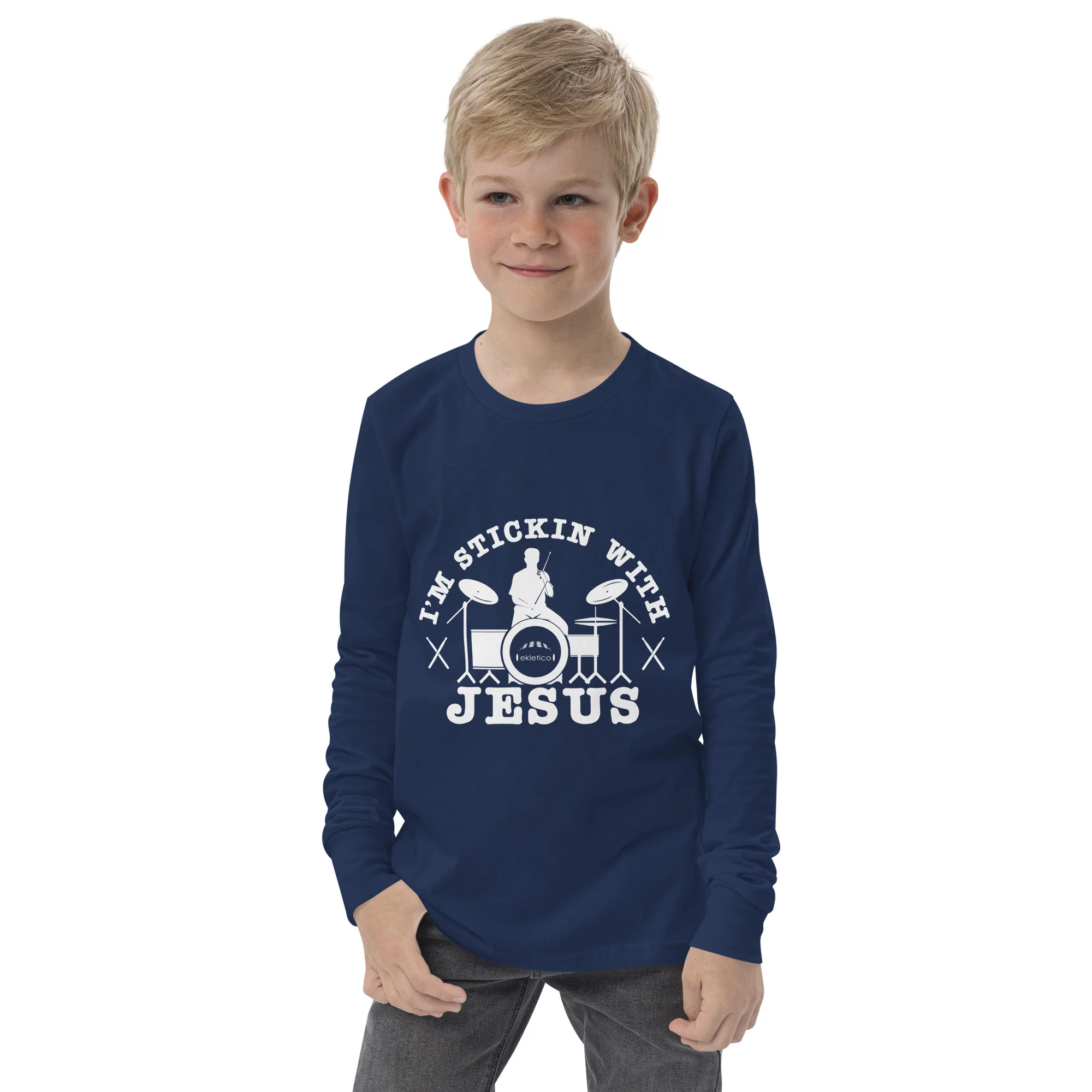 Sticking With Jesus - Youth long sleeve tee