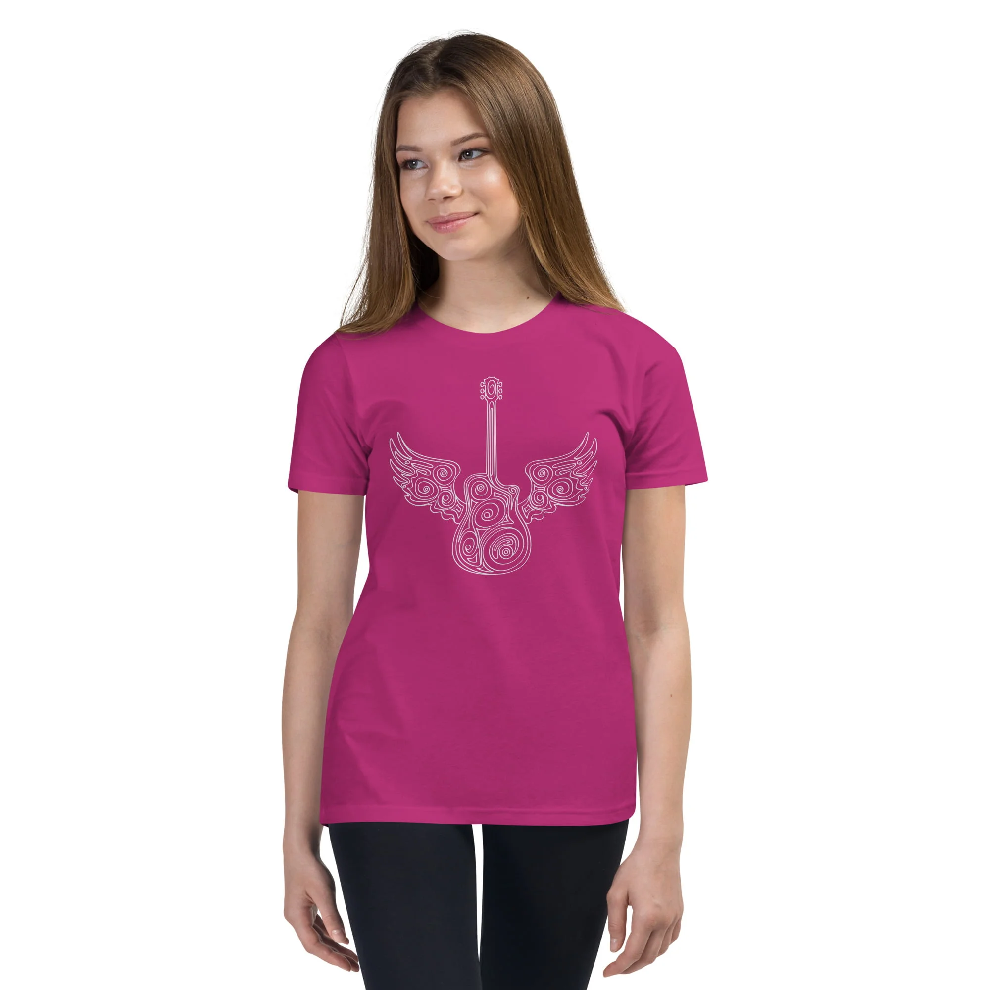 Guitar Wings - Youth Short Sleeve T-Shirt