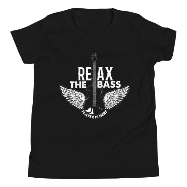 Relax The Bass Player - Youth Short Sleeve T-Shirt - Image 6