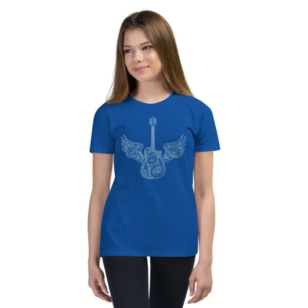 Guitar Wings - Youth Short Sleeve T-Shirt - Image 10