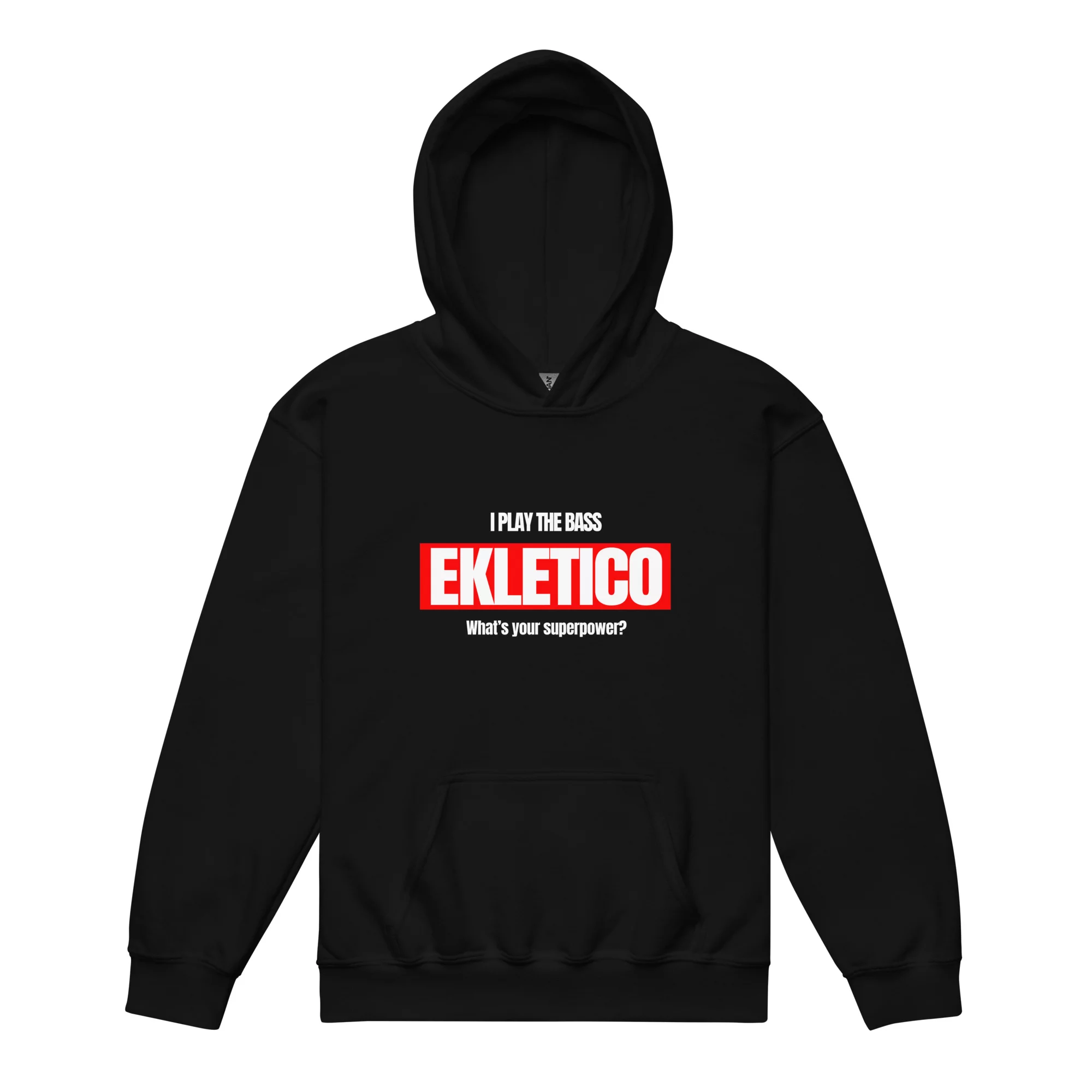 I Play The Bass Marv - Youth heavy blend hoodie - Image 3