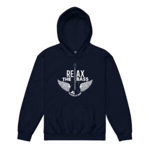 Relax The Bass Player - Youth heavy blend hoodie