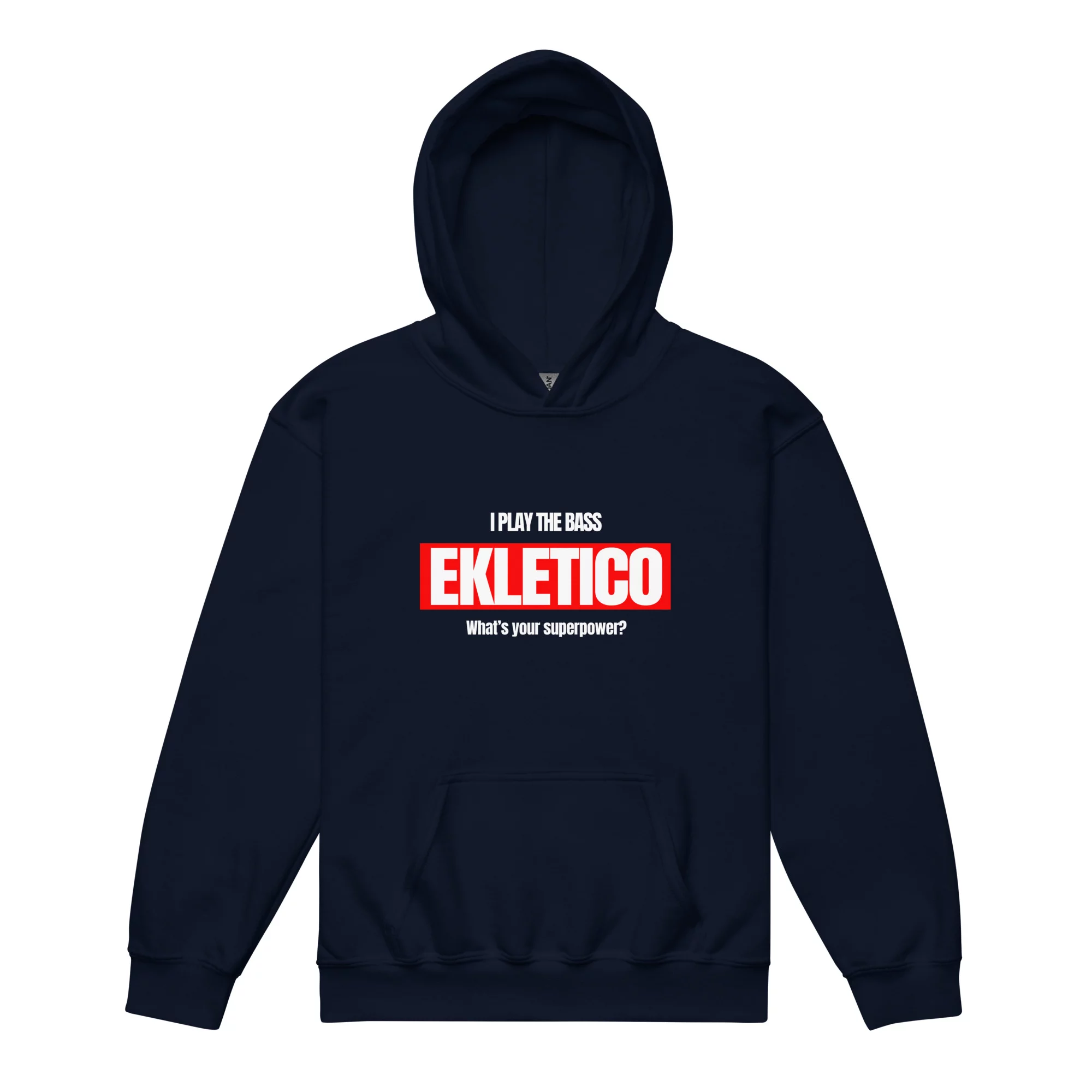 I Play The Bass Marv - Youth heavy blend hoodie - Image 4